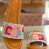 Floral Finesse Embroidered Heels
