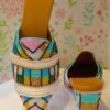 Pastel Elegance Heeled Mules