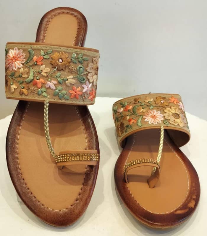 Floral Symphony Flats For Women By Cobble Craze