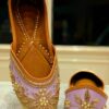 Lavender Sparkle Punjabi Jutti