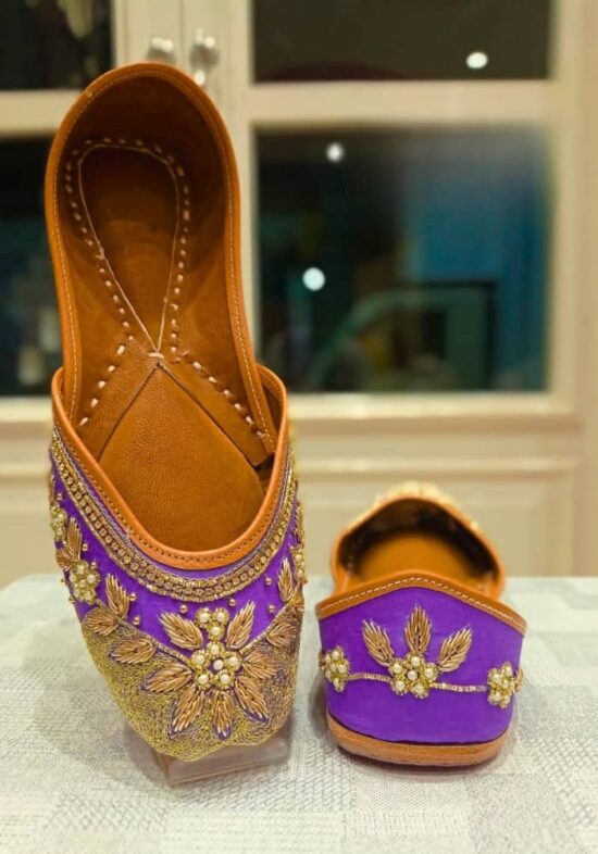 Purple Blush Punjabi Jutti Cobble Craze