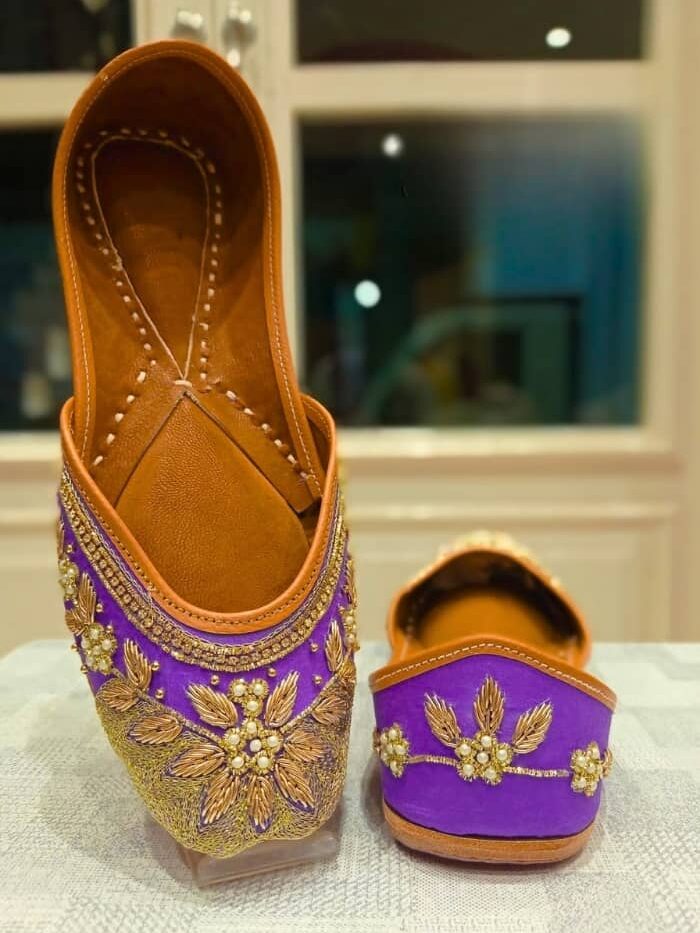 Purple Blush Punjabi Jutti Cobble Craze