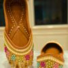 Vibrant Vineyard Embroidered Punjabi Jutti